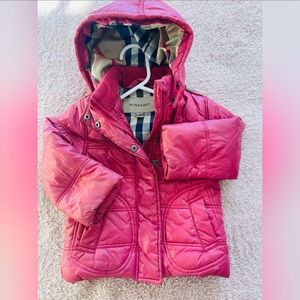 Authentic Burberry girl 18-12 months old jacket
